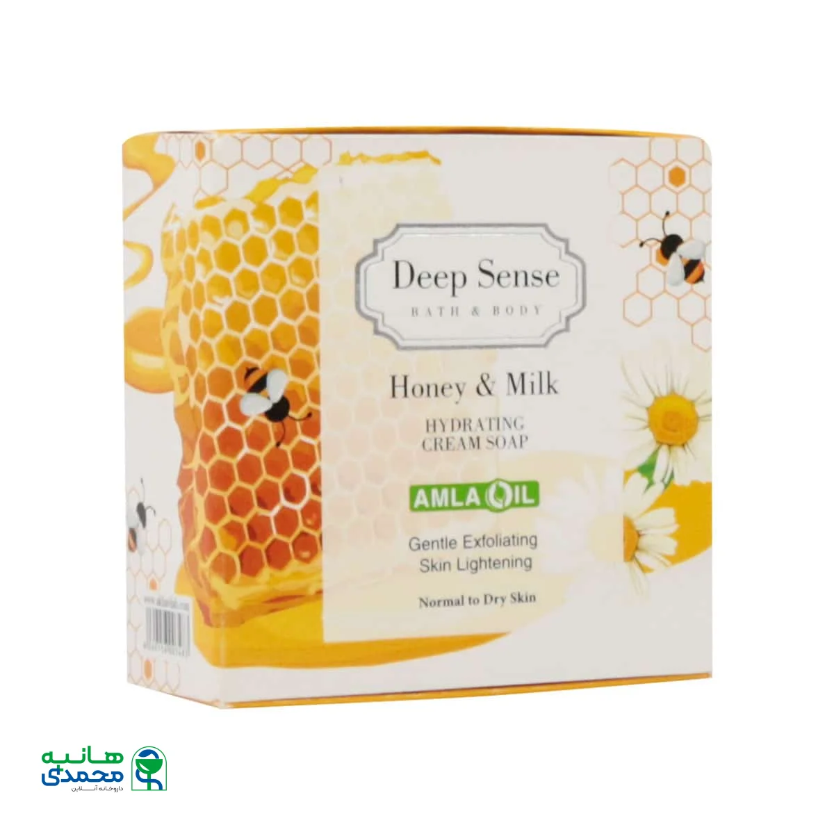 صابون کرمی آبرسان شیر و عسل دیپ سنس سی گل
