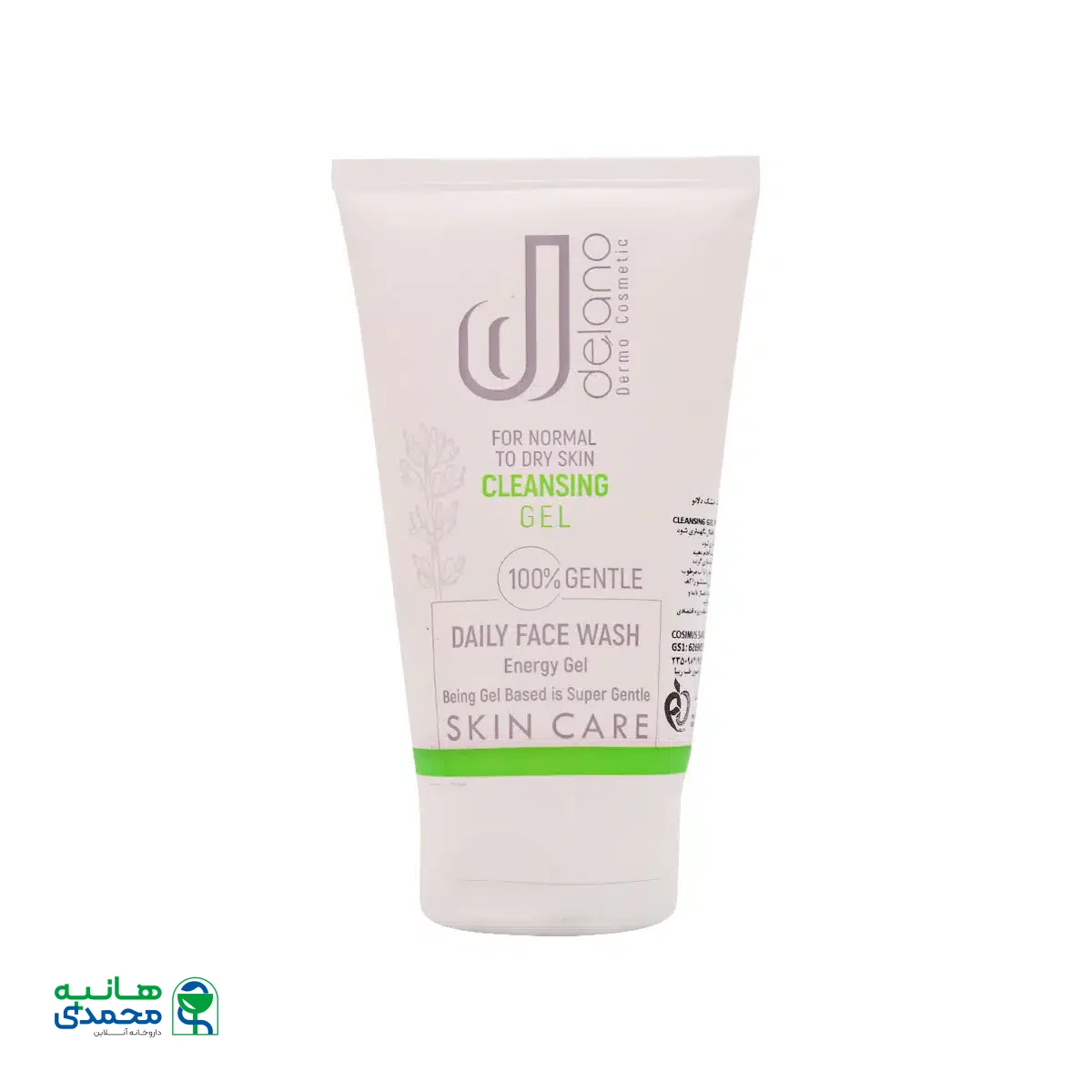 ژل شستشوی پوست خشک دلانو 150 میلی لیتر