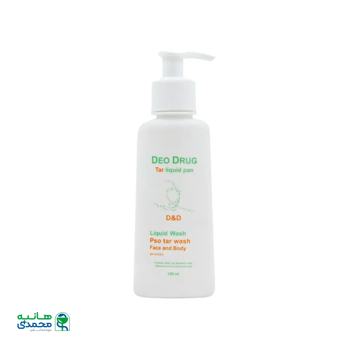 شوینده صورت و بدن حاوی لاکتیک اسید دئودراگ 150 میلی لیتر
