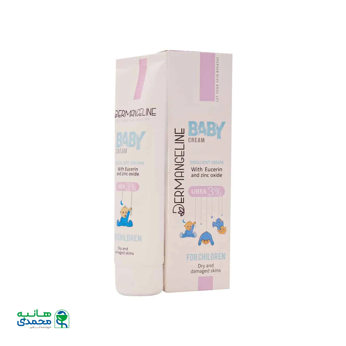 کرم نرم کننده اوسرین و اوره 3 درصد کودکان درم انجلین