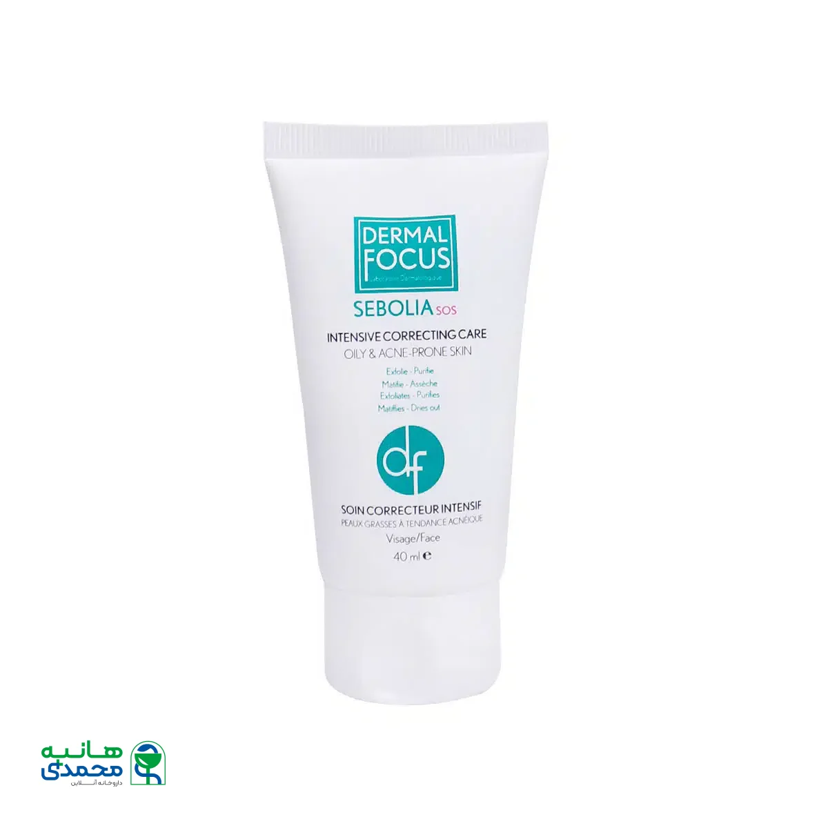 ژل ضد جوش سبولیا SOS درمال فوکوس مناسب پوست چرب و آکنه دار 40 میلی لیتر