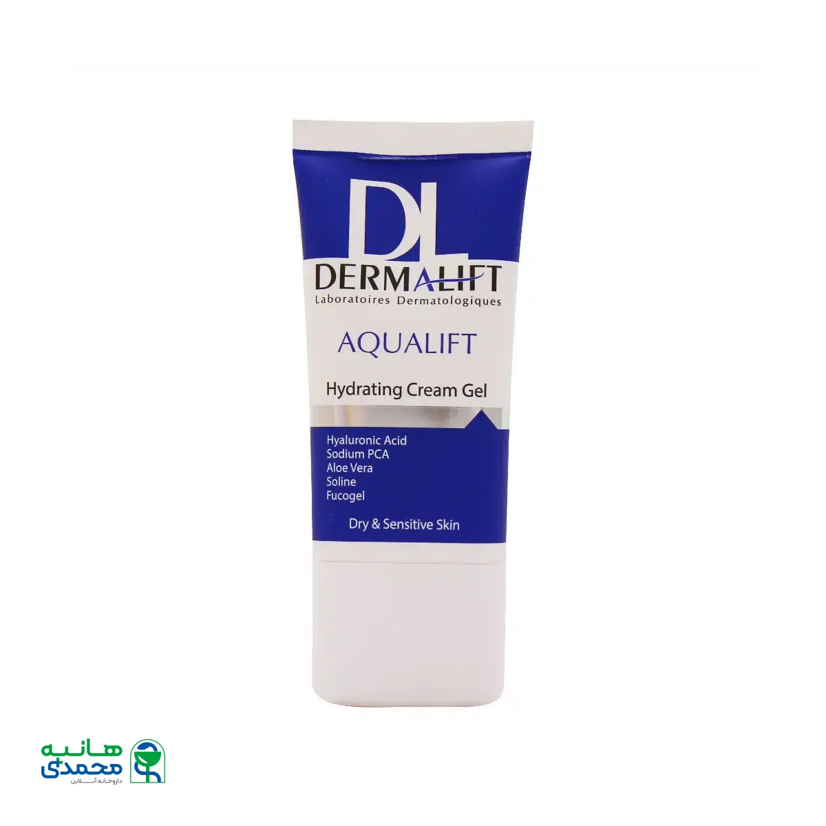 کرم ژل آبرسان آکوالیفت درمالیفت مناسب پوست خشک و حساس 50 میلی لیتر