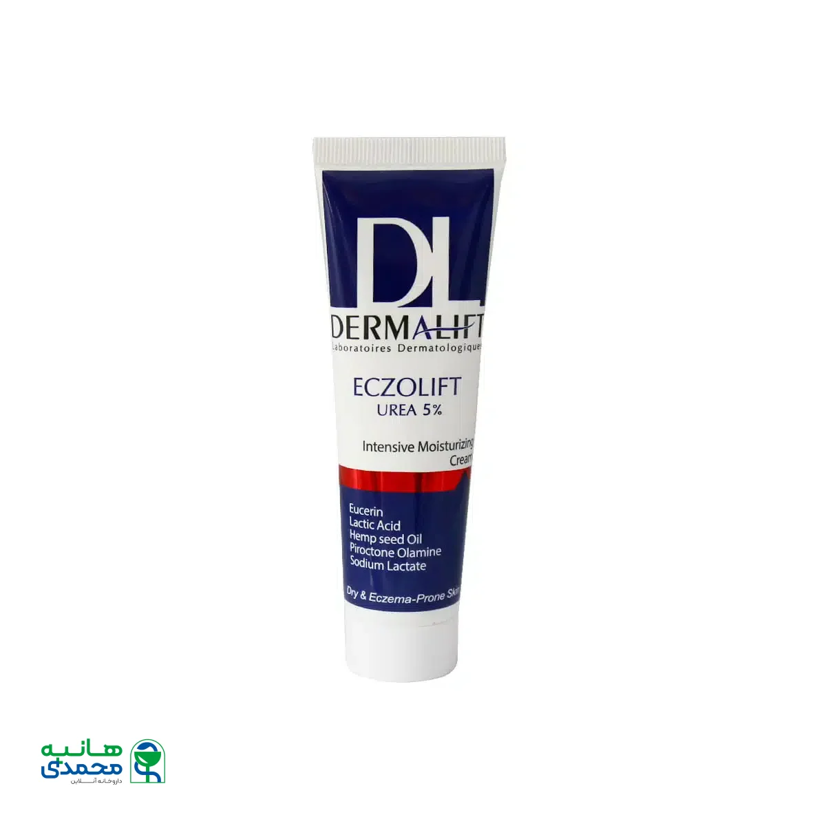 کرم مرطوب کننده و نرم کننده حاوی اوره 5 درصد درمالیفت مناسب پوست خشک و آتوپیک 50 میلی لیتر