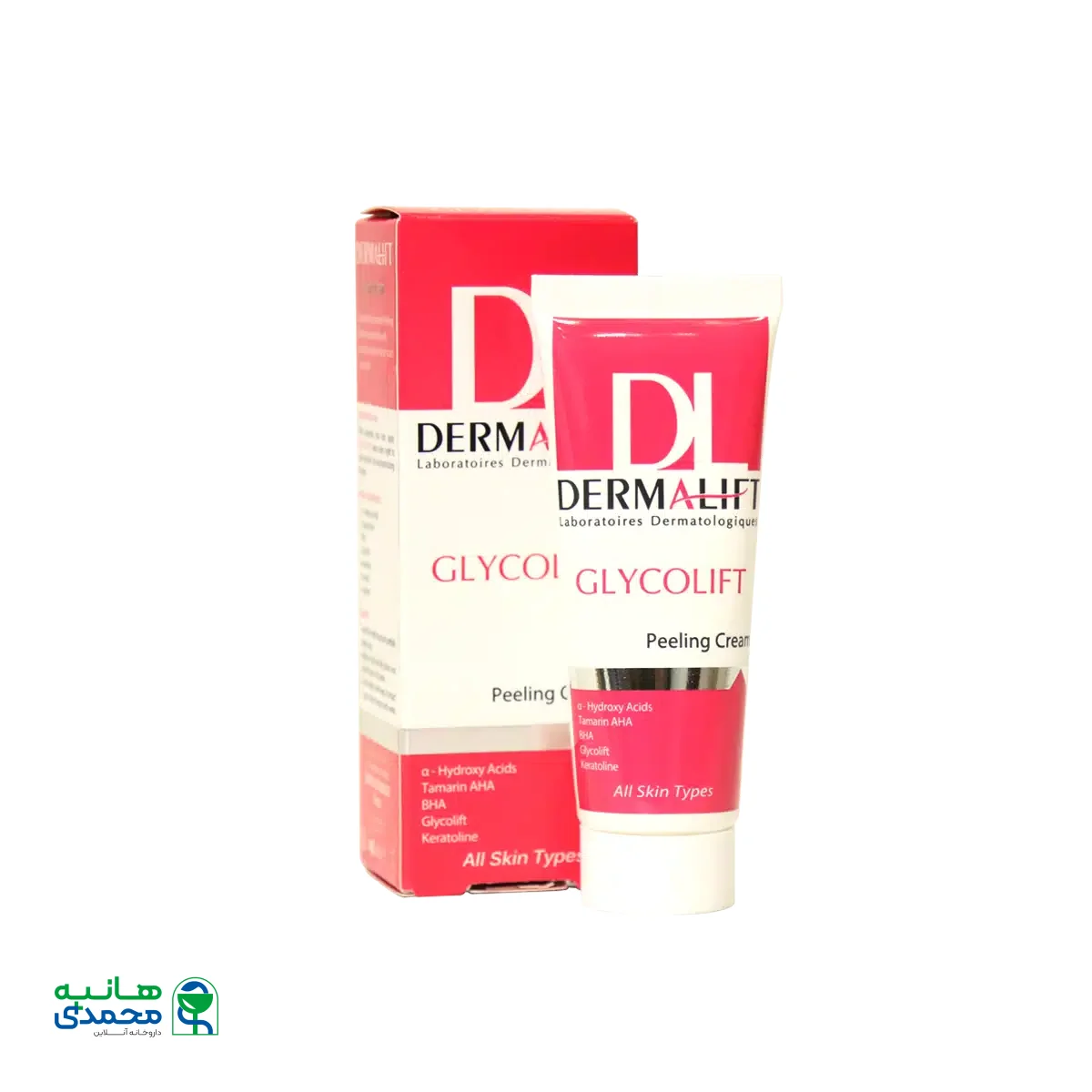 کرم لایه بردار گلیکولیفت درمالیفت ۴۰ میلی لیتر