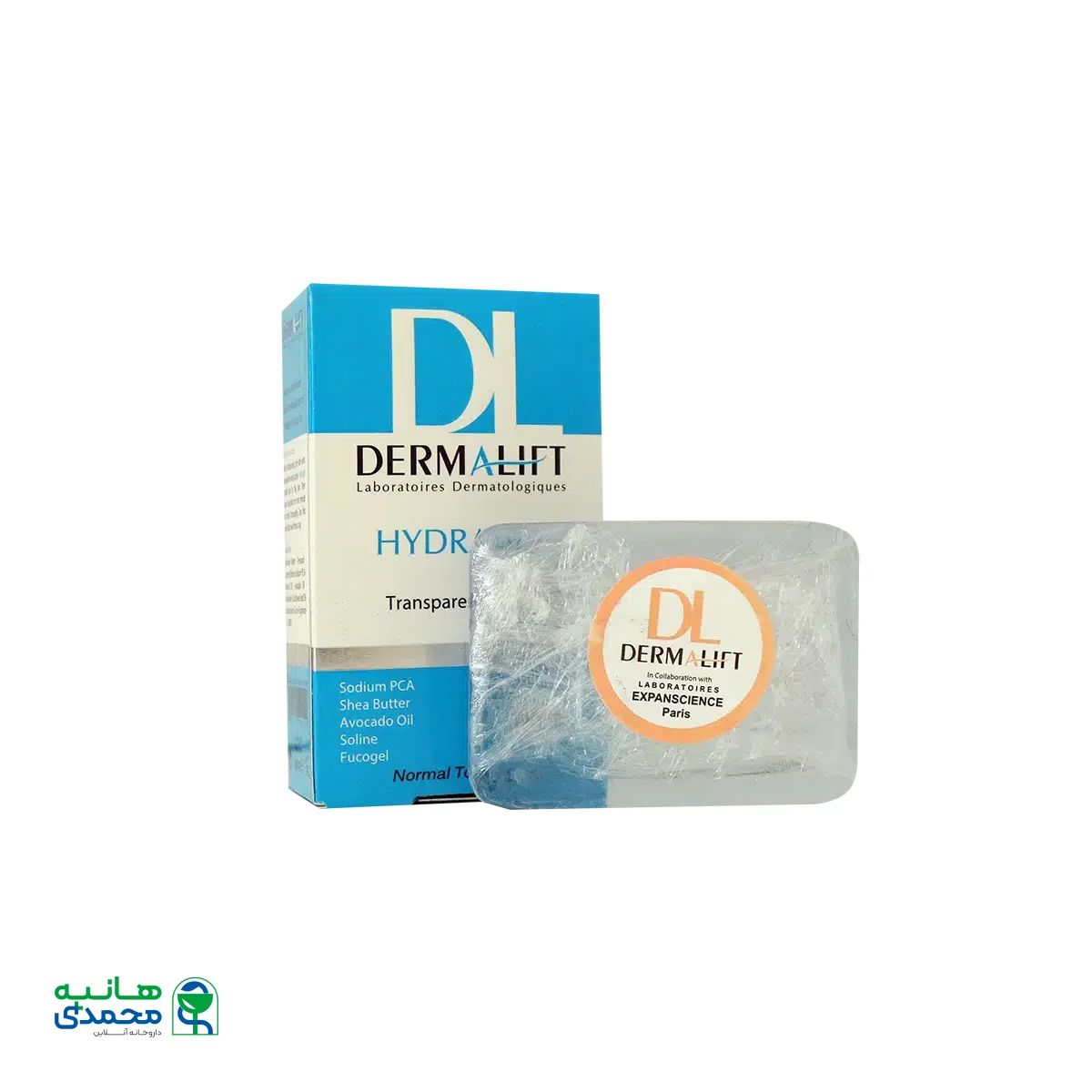 پن شفاف مرطوب کننده هیدرالیفت درمالیفت مناسب پوست معمولی تا خشک ۱۰۰ گرم