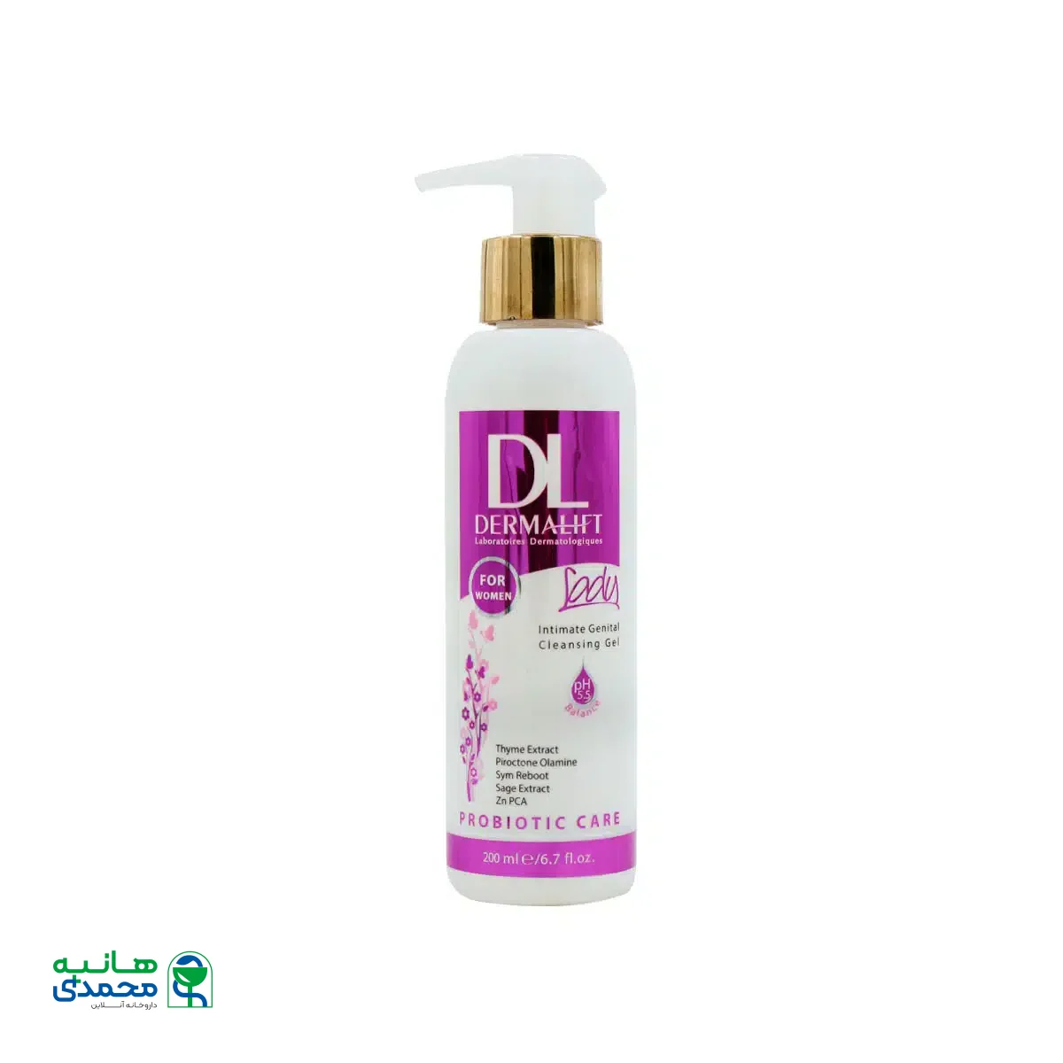 ژل شستشوی بهداشتی بانوان درمالیفت 200 میلی لیتر