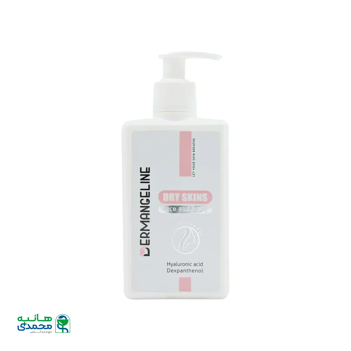 کرم ژل پاک کننده پوست خشک صورت و بدن درم انجلین 200 میلی لیتر