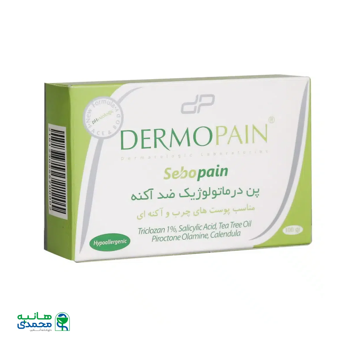 پن درماتولوژیک ضد آکنه سبوپن درموپن مناسب پوست آکنه ای 100 گرم
