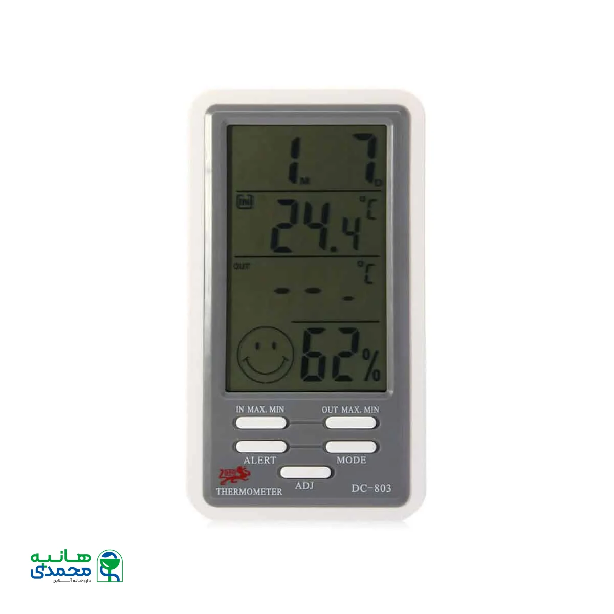 دماسنج و رطوبت سنج دیجیتال مدل DC-803