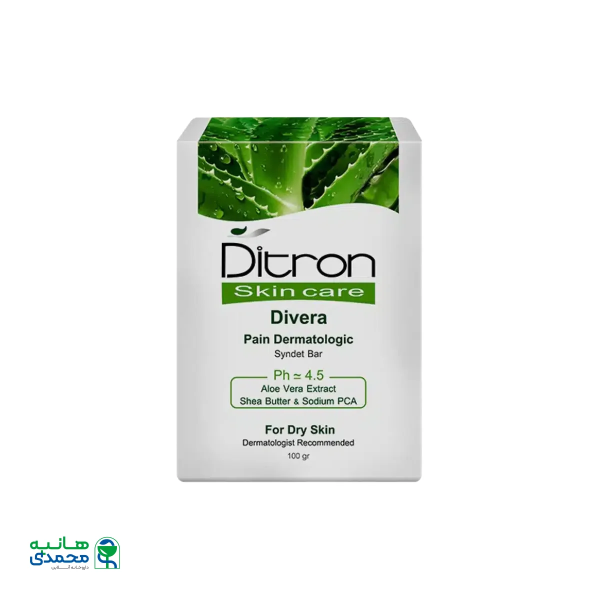 پن آلوئه ورا دیترون مناسب پوست های خشک و خیلی خشک ۱۰۰ گرم