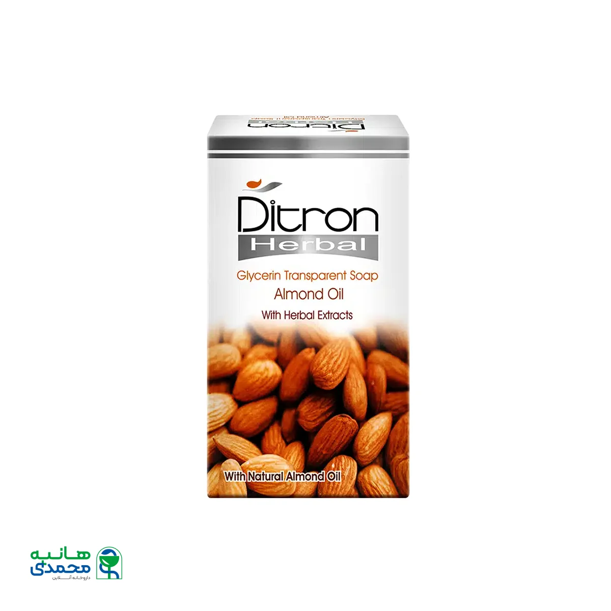 صابون گلیسیرینه بادام دیترون مناسب پوست های معمولی تا خیلی خشک ۱۲۵ گرم