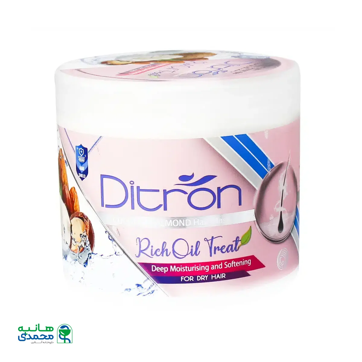 ماسک مو دیترون حاوی روغن نارگیل 400 میلی لیتر