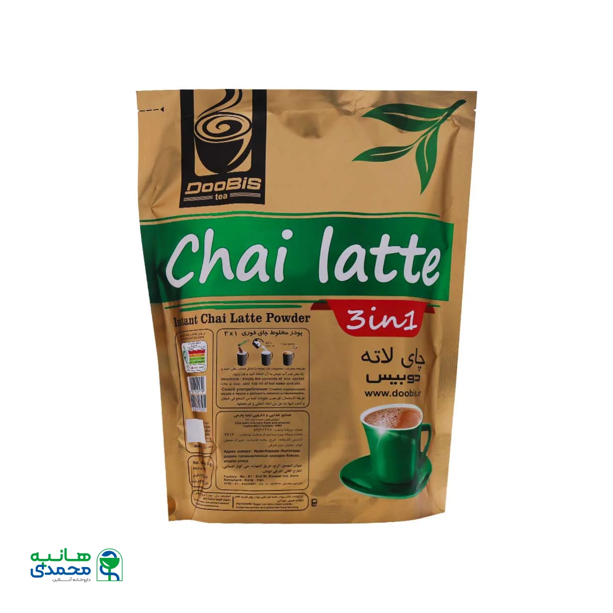 چای لاته 3in1 دوبیس