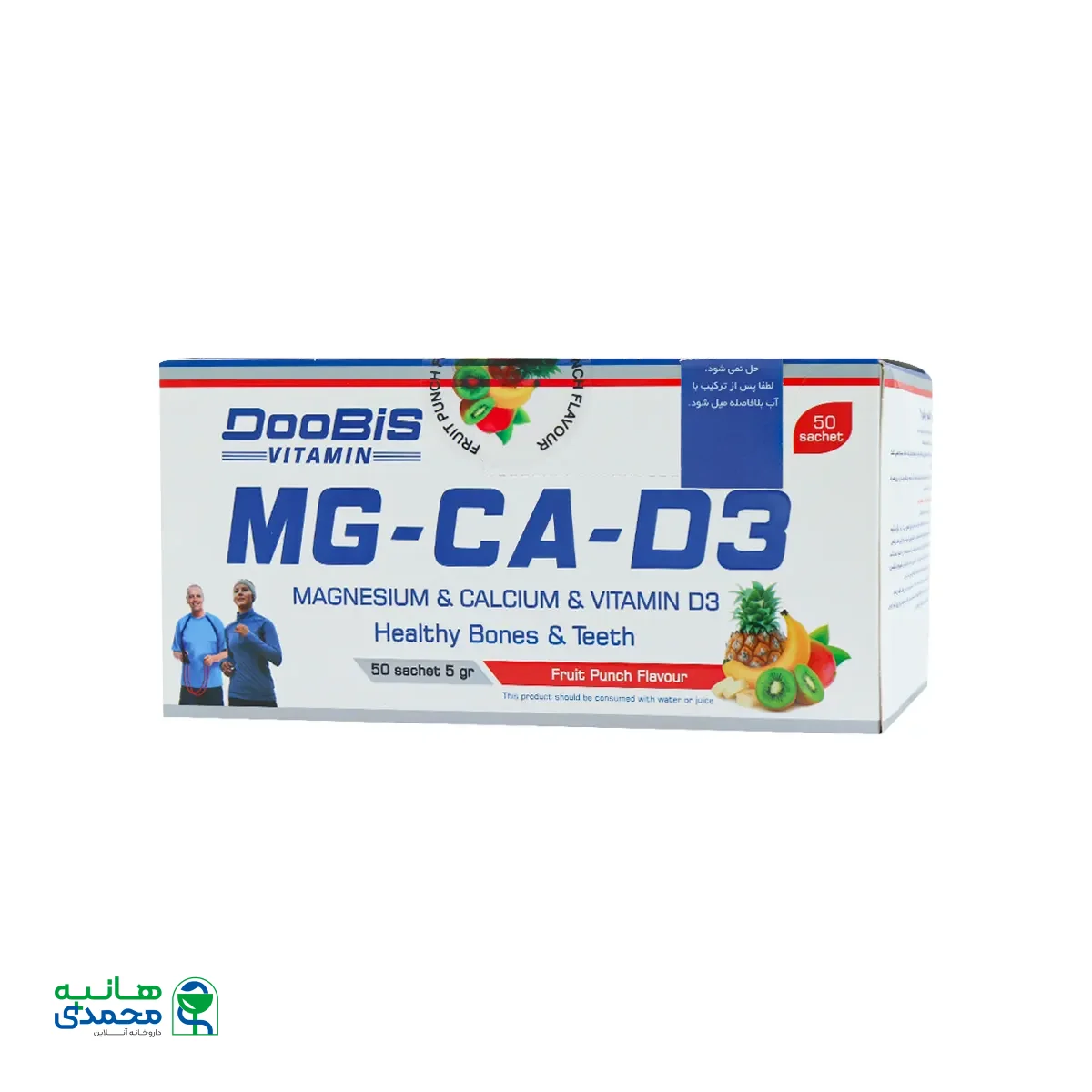 ساشه منیزیم کلسیم و ویتامین D3 دوبیس