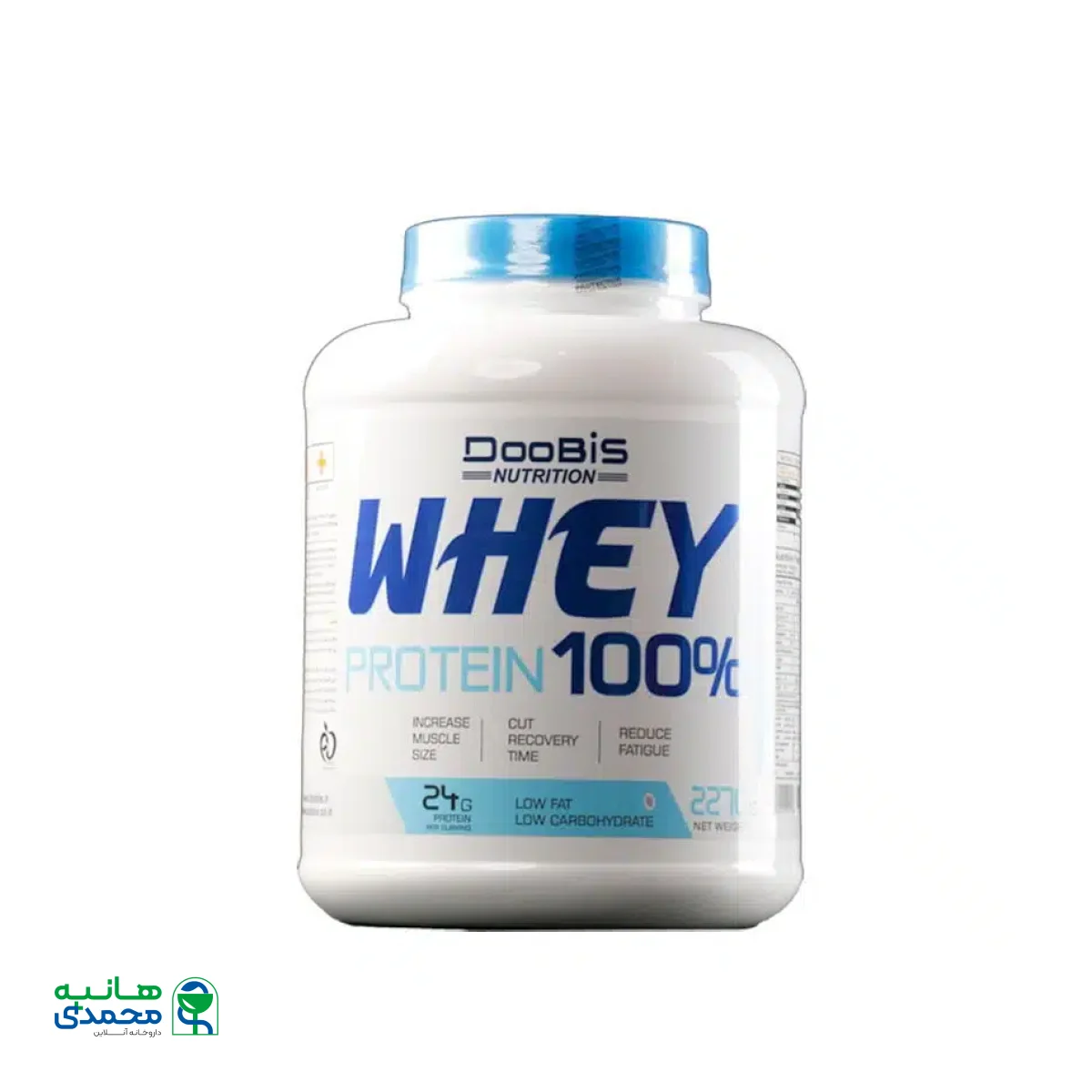 پودر پروتئین وی دوبیس 2270 گرم طعم شکلات