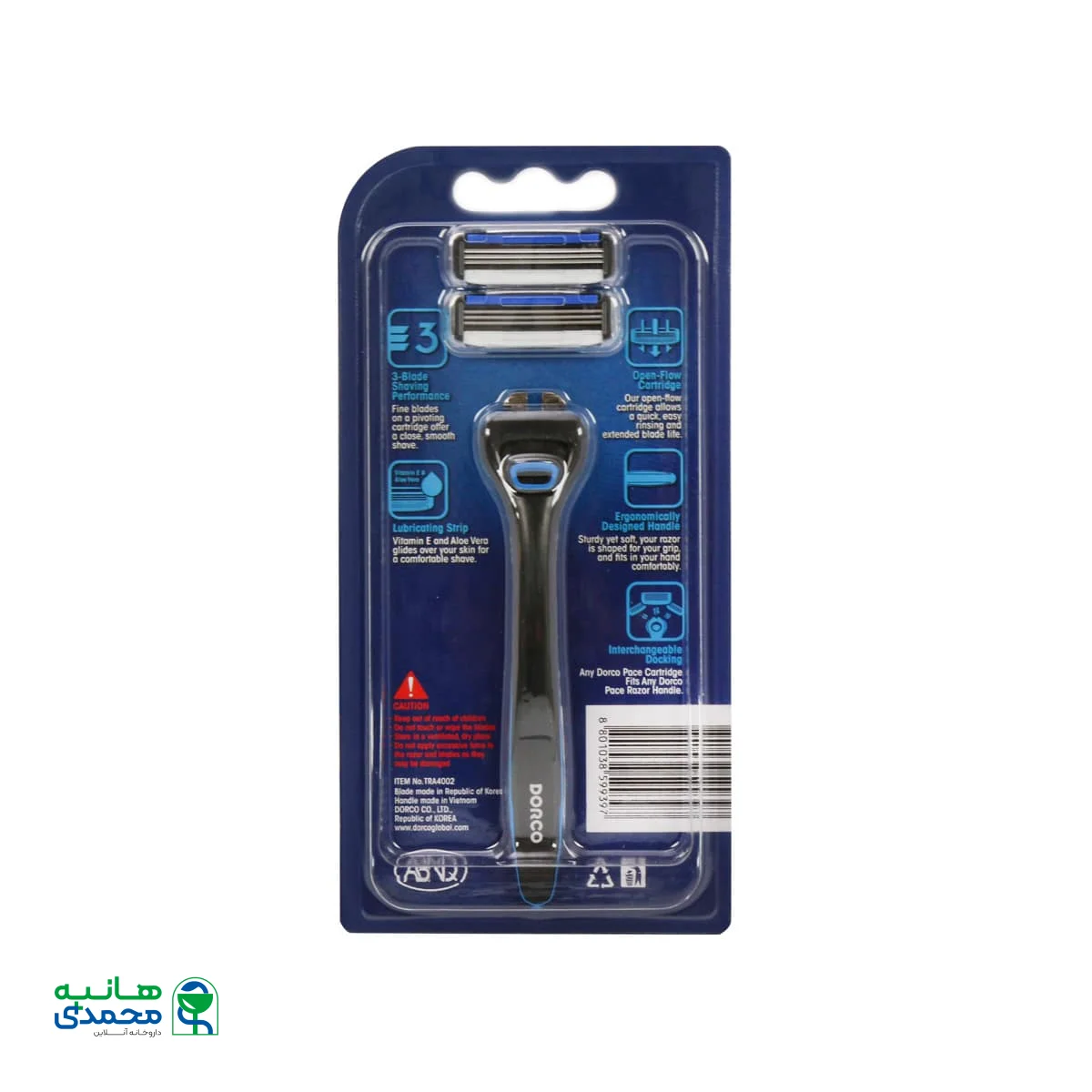 خودتراش مردانه دورکو مدل Pace 3 همراه 2 تیغه