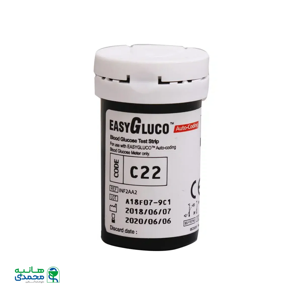 نوار تست قند خون ایزی گلوکو 25 عدد