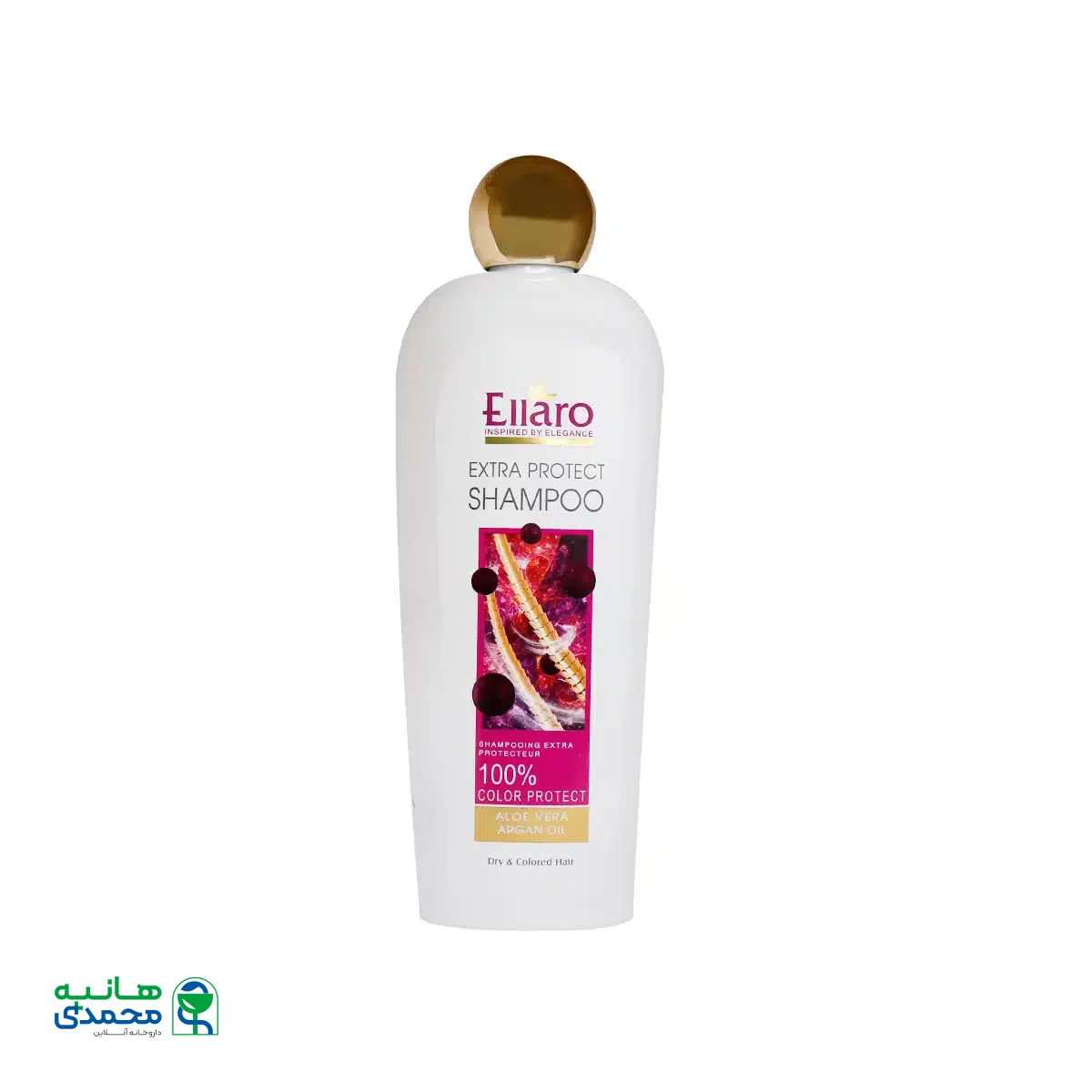 شامپو موهای خشک و رنگ شده الارو مدل اکسترا پروتکت 450 میلی لیتر