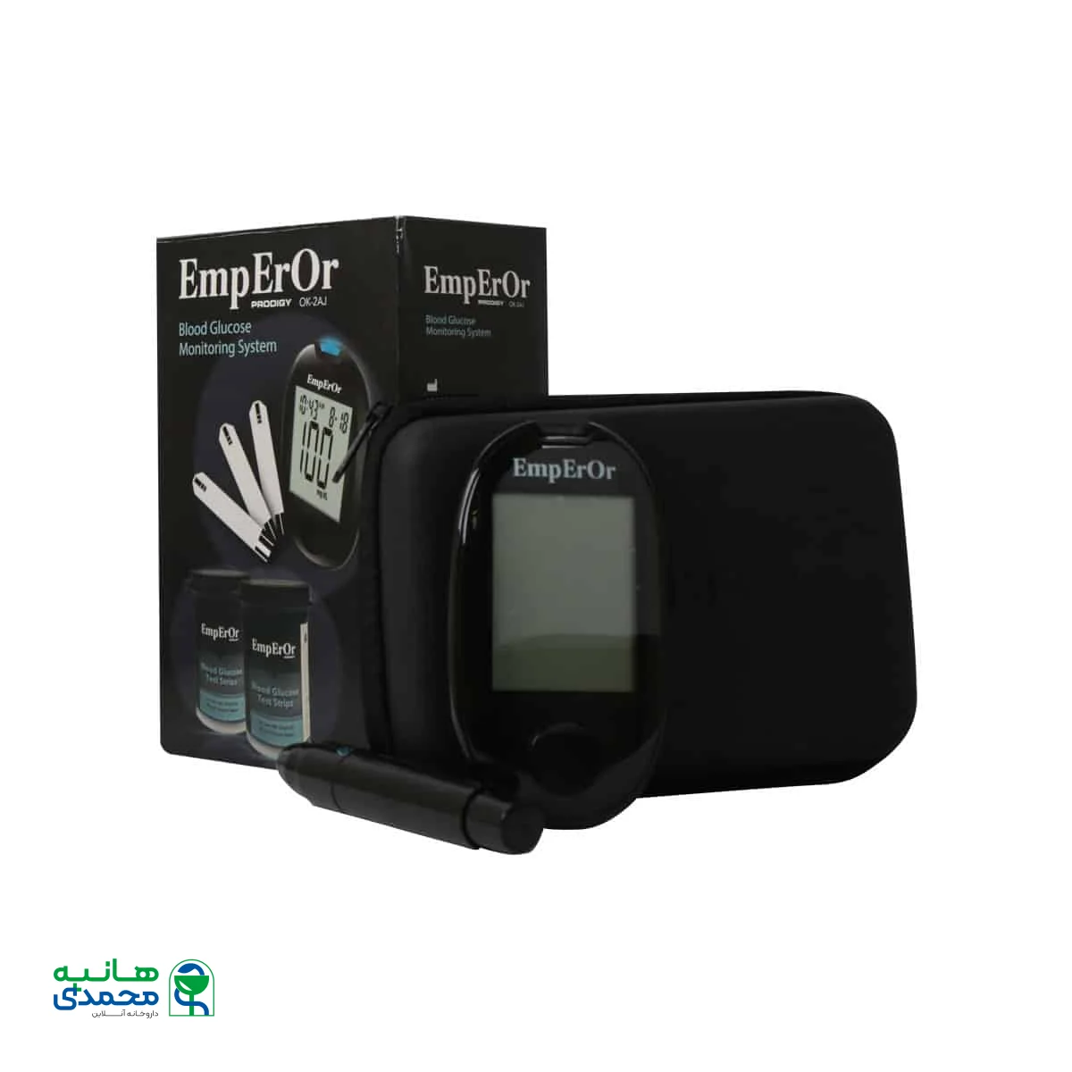 دستگاه تست قند خون امپرور همراه با یک بسته نوار و سوزن رایگان