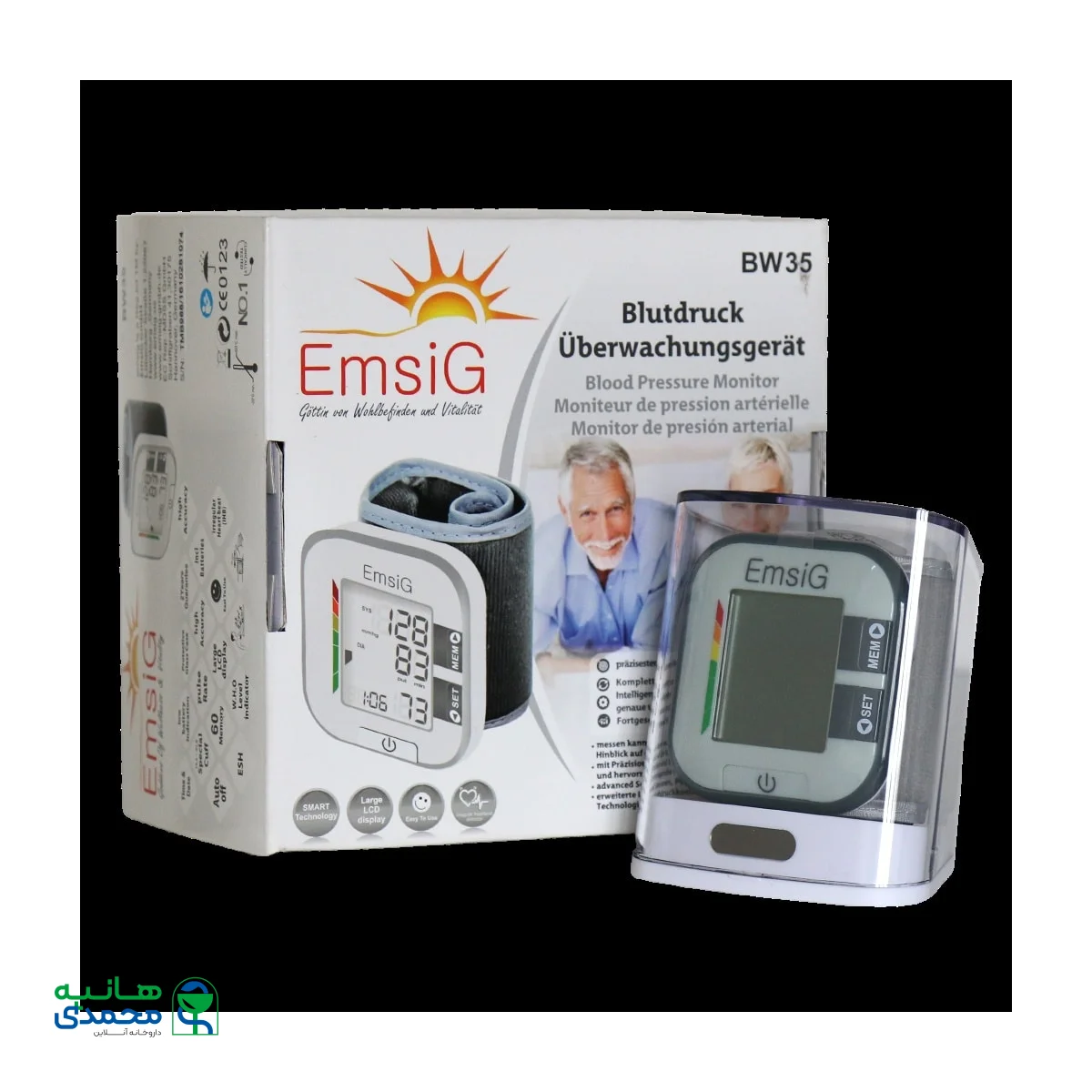 فشارسنج دیجیتالی مچی امسیگ مدل BW35