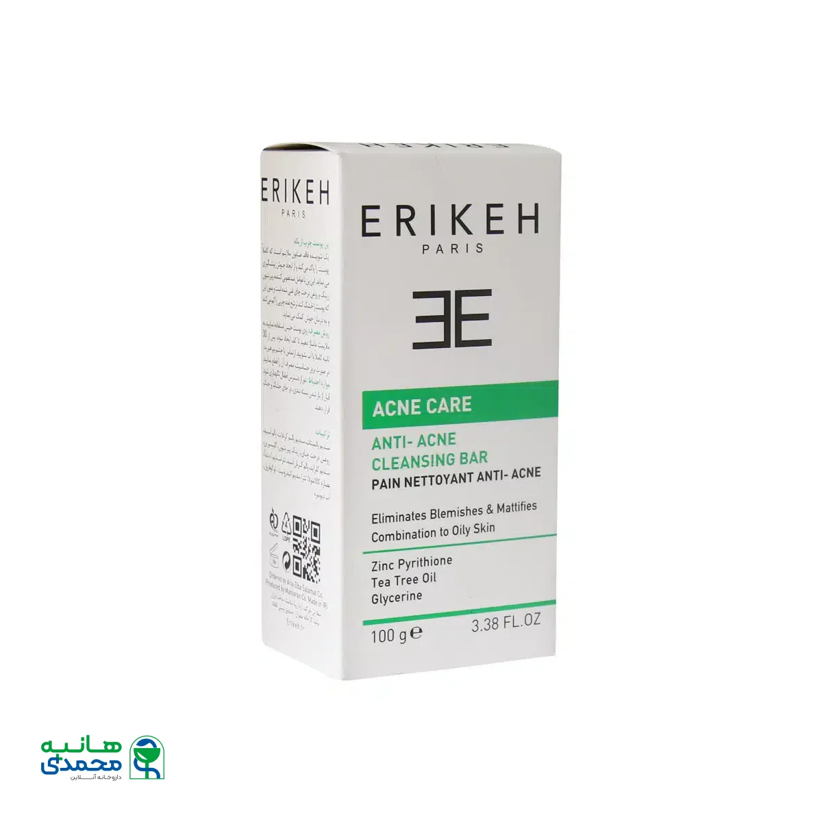 پن ضد آکنه اریکه مناسب پوست های چرب و مختلط ۱۰۰ گرم