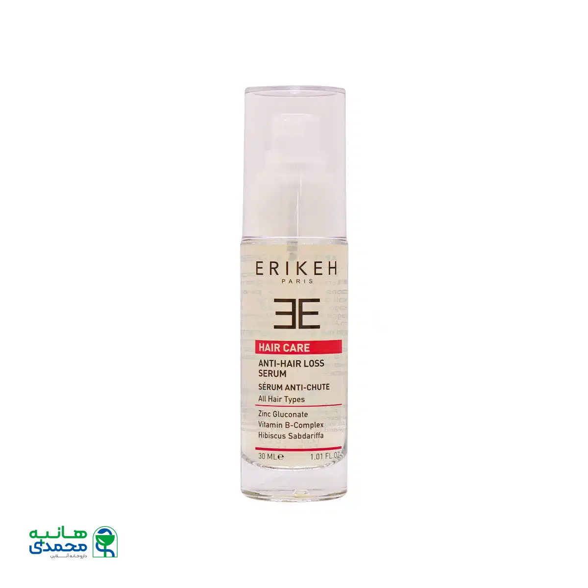 سرم ضد ریزش مو اریکه ۳۰ میلی لیتر