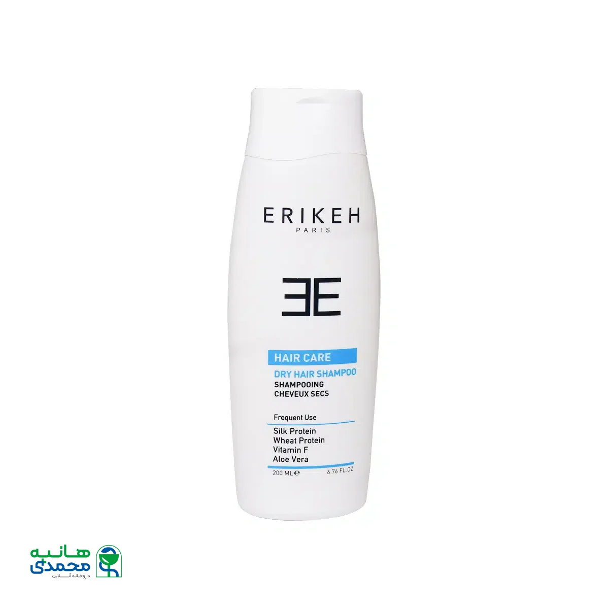 شامپو روزانه مخصوص موهای خشک اریکه ۲۰۰ میلی لیتر