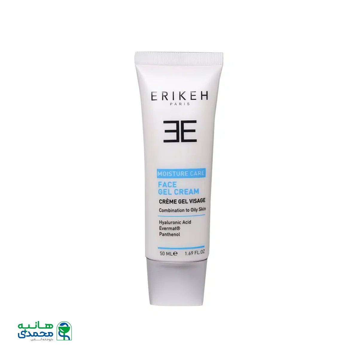 ژل کرم مرطوب کننده اریکه مناسب پوست چرب و مختلط 50 میلی لیتر