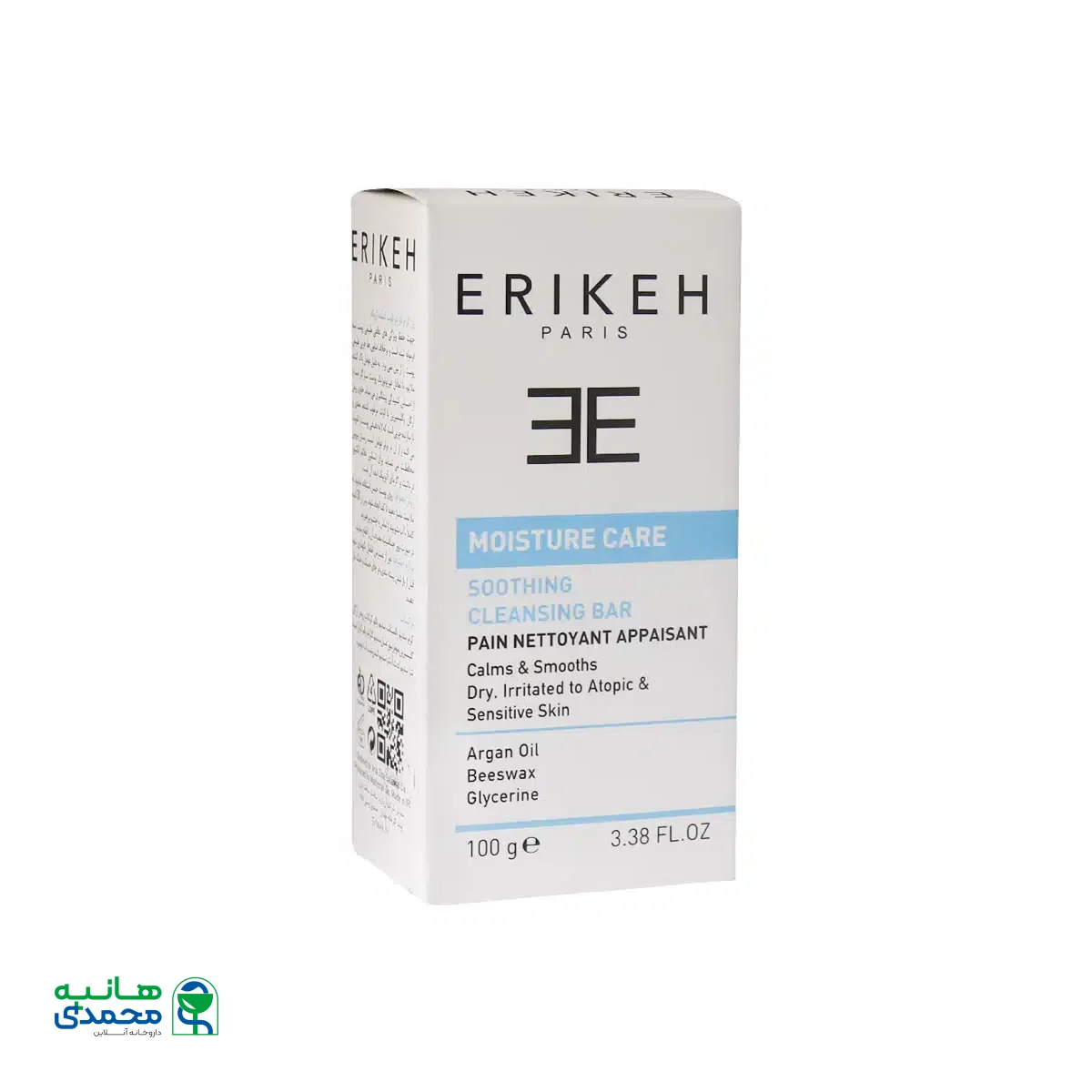 پن نرم کننده پوست اریکه مناسب پوست خشک حساس و آسیب دیده 100 گرم