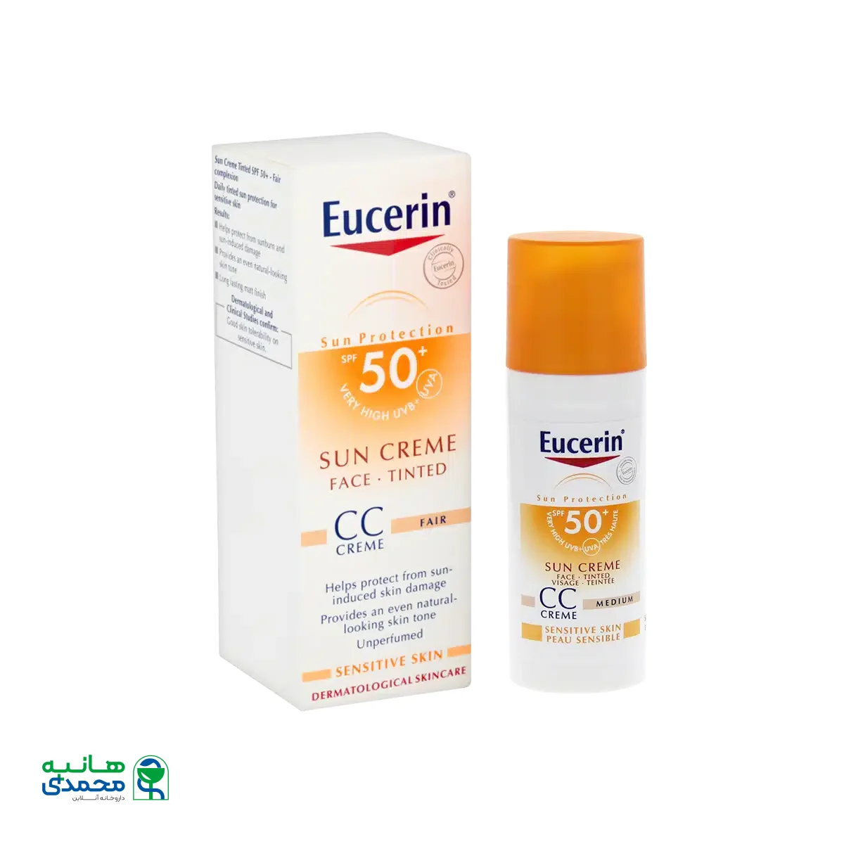 کرم ضد آفتاب سی سی اوسرین SPF50 مناسب پوست حساس ۵۰ میلی لیتر