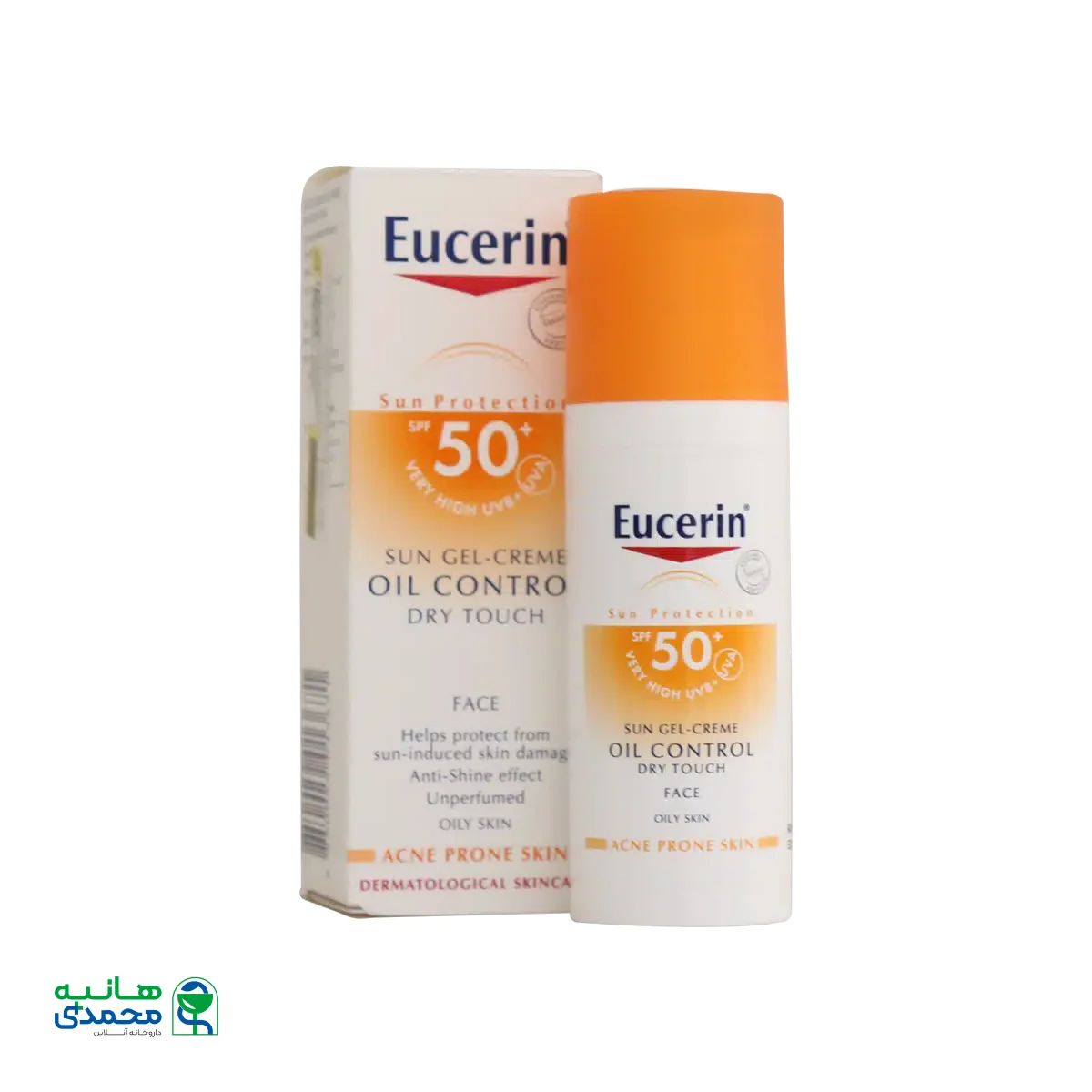 ژل کرم ضد آفتاب پوست چرب اوسرین SPF50 حجم ۵۰ میلی لیتر