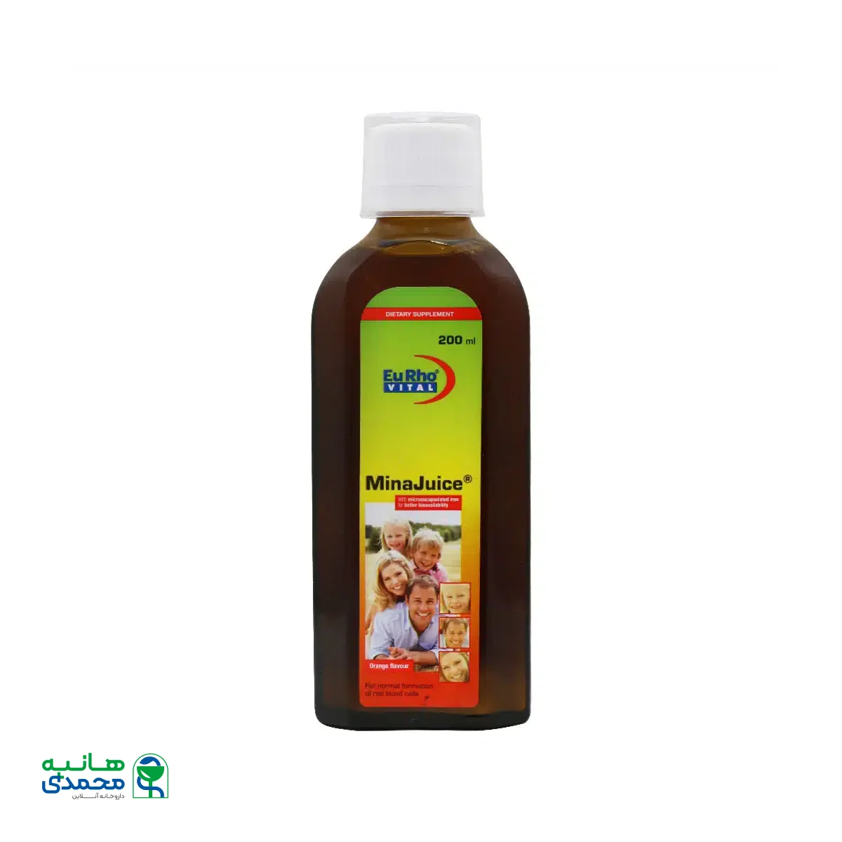 شربت مینا جویس یوروویتال ۲۰۰ میلی لیتر