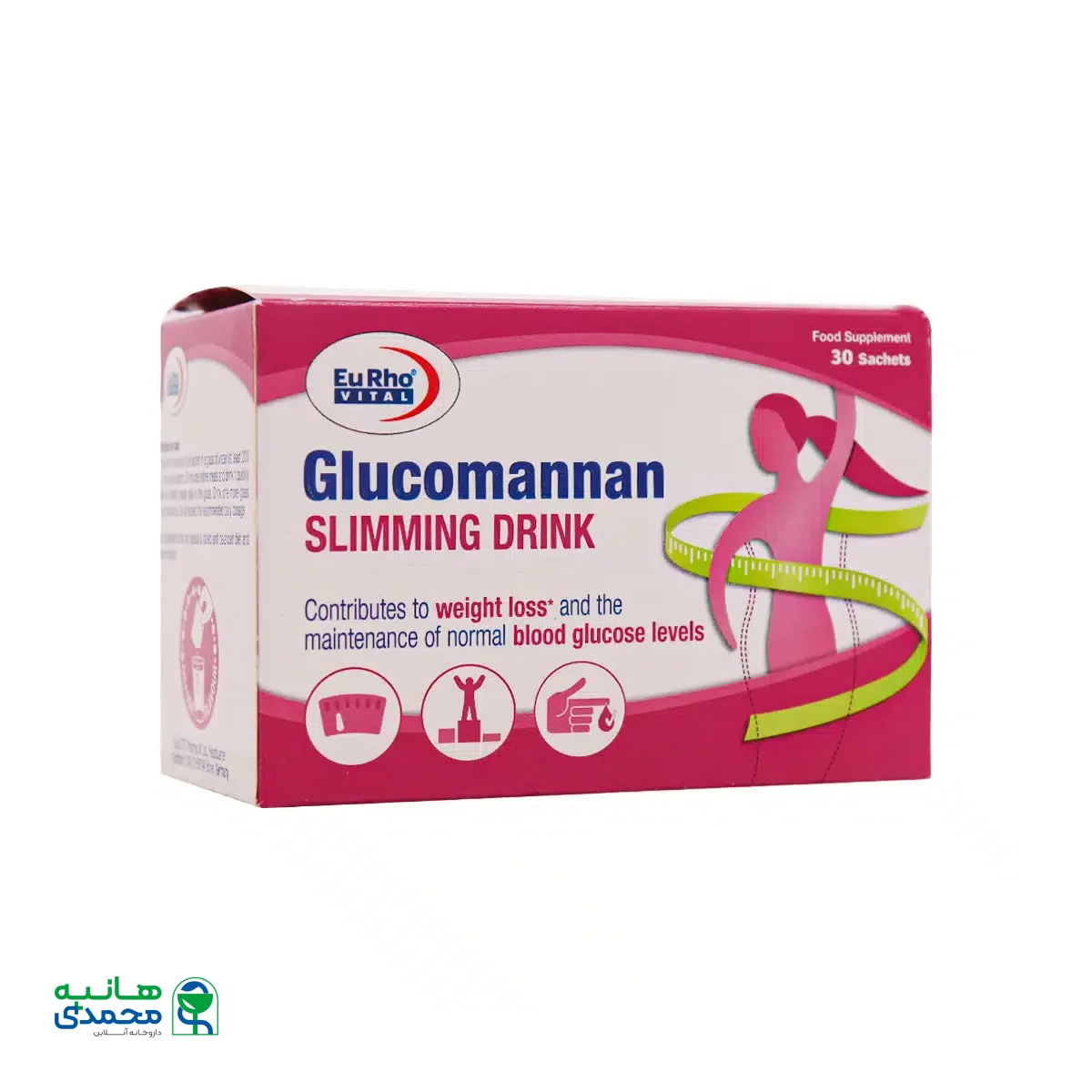 ساشه گلوکومانان یوروویتال 30 عدد