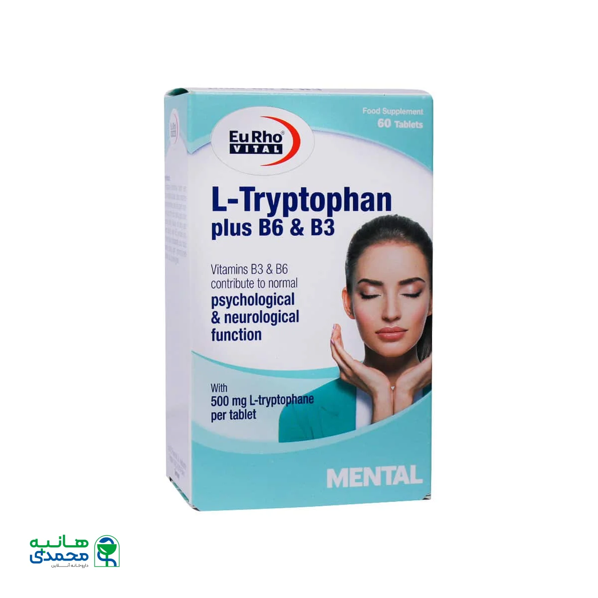 قرص ال تریپتوفان پلاس B6 وB3 یوروویتال