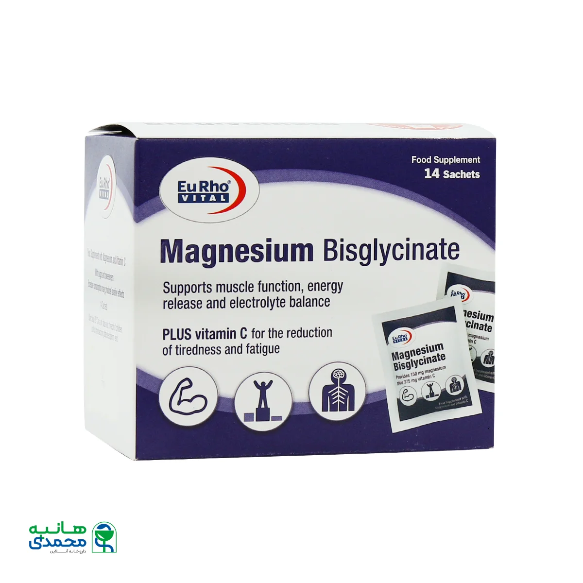 قیمت ساشه منیزیم بیس گلایسینات یوروویتال