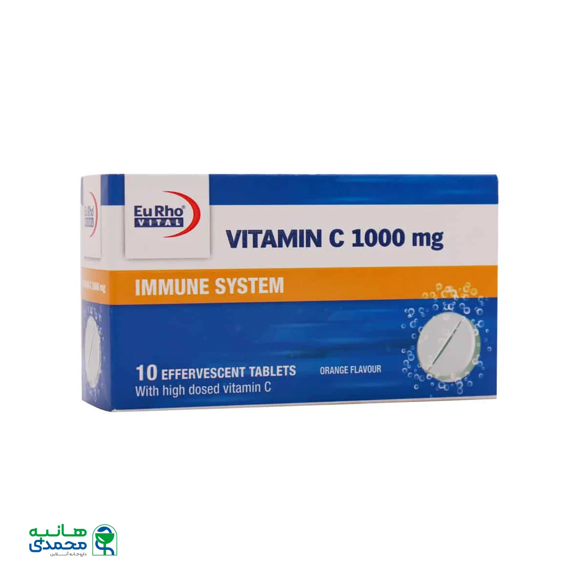 ساشه قرص جوشان ویتامین C 1000 میلی گرم یوروویتال