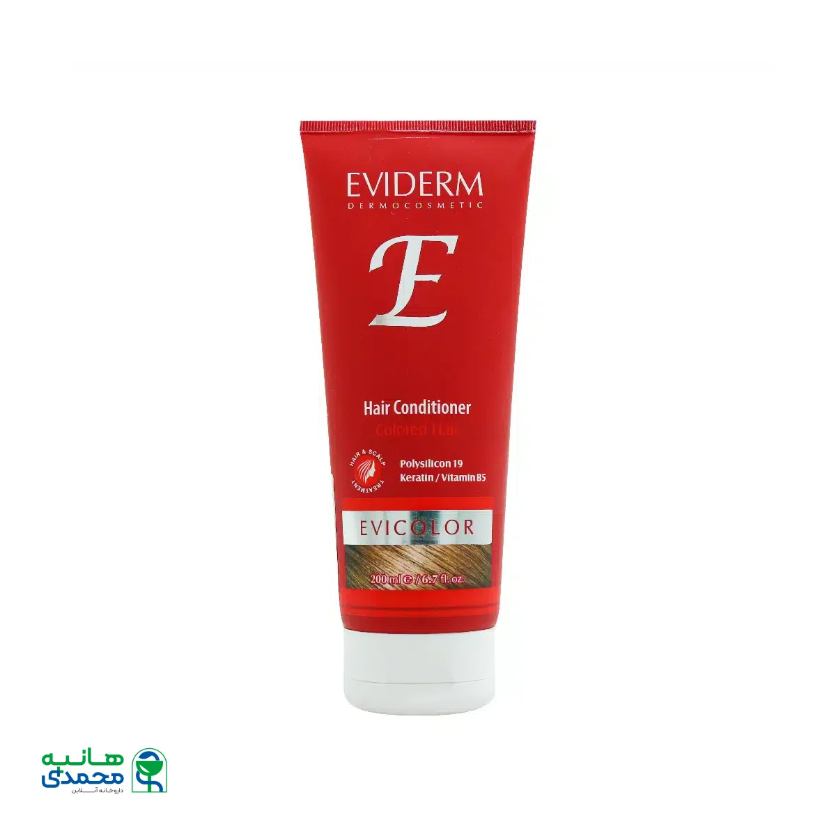 نرم کننده مو اویکالر اویدرم مناسب موهای رنگ شده 200 میلی لیتر