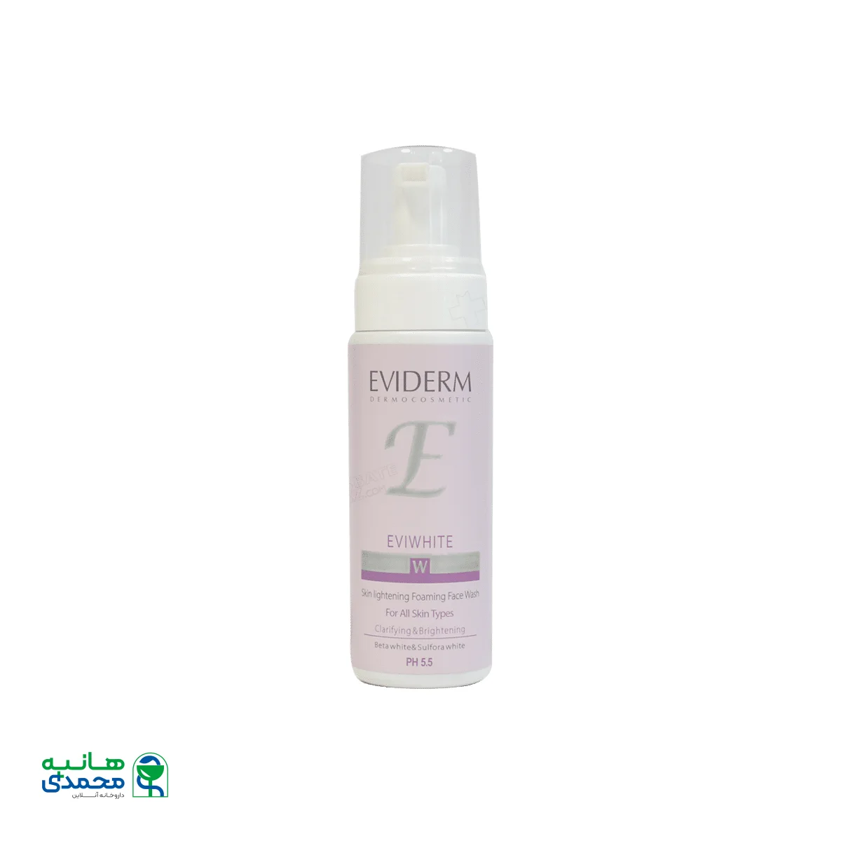 فوم شستشوی روشن کننده صورت اوی وایت اویدرم 150 میلی لیتر