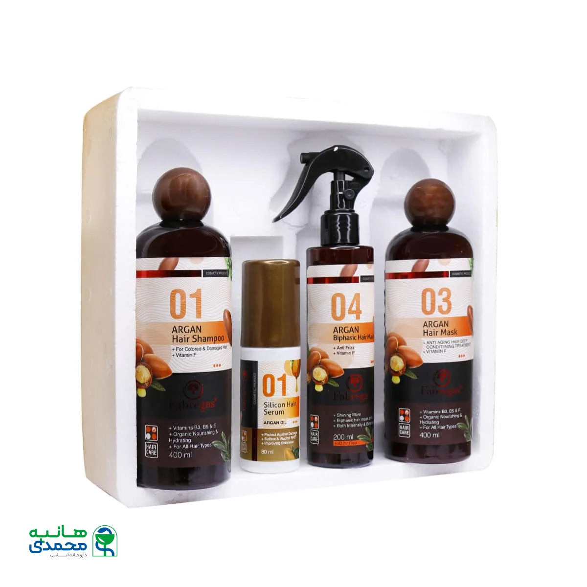 پک ترمیم کننده مو فابریگاس مدل Argan