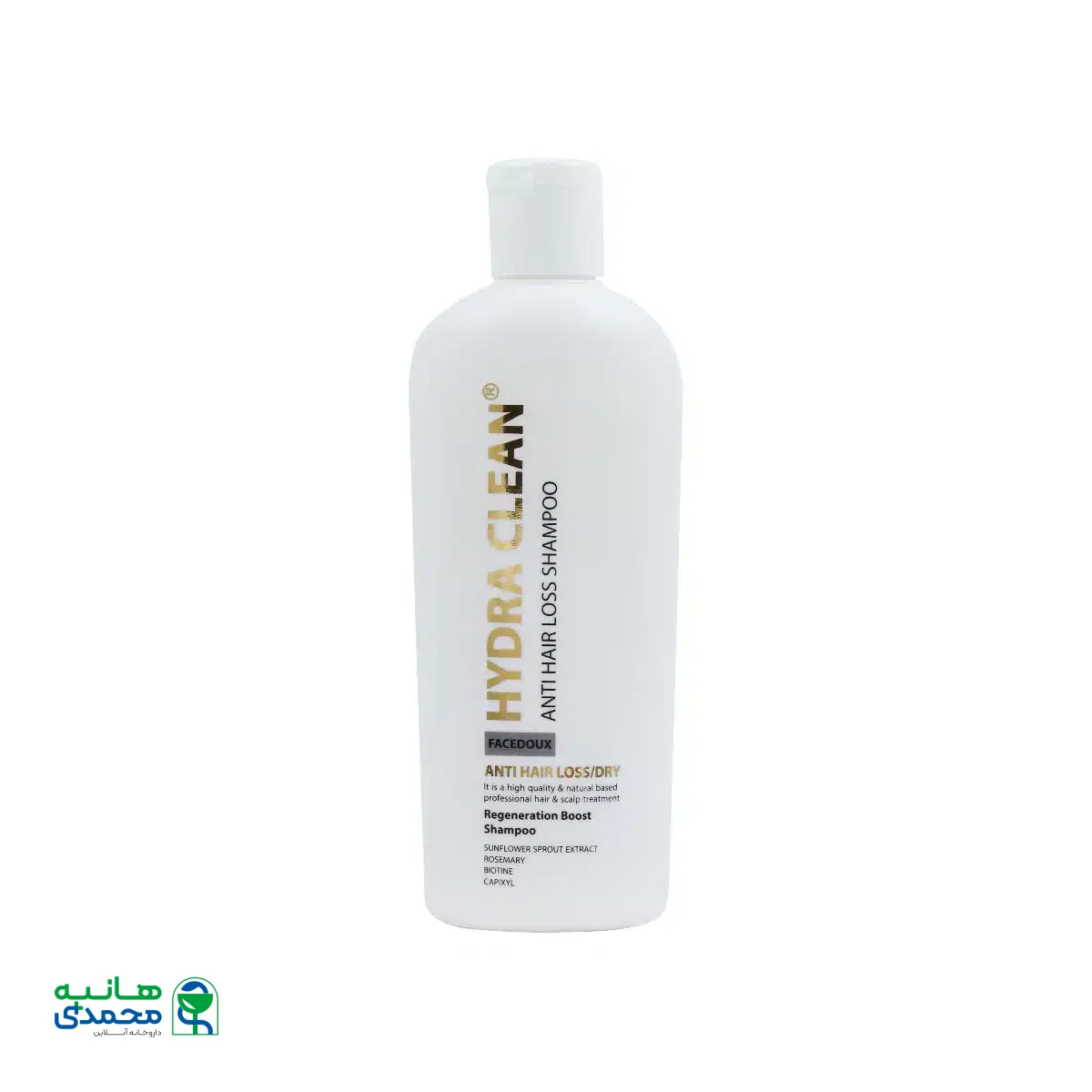 شامپو ضد ریزش موی خشک هیدراکلین فیس دوکس 220 میلی لیتر