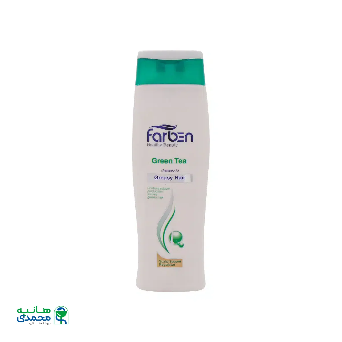 شامپو موهای چرب فاربن حاوی عصاره چای سبز 250 میلی لیتر