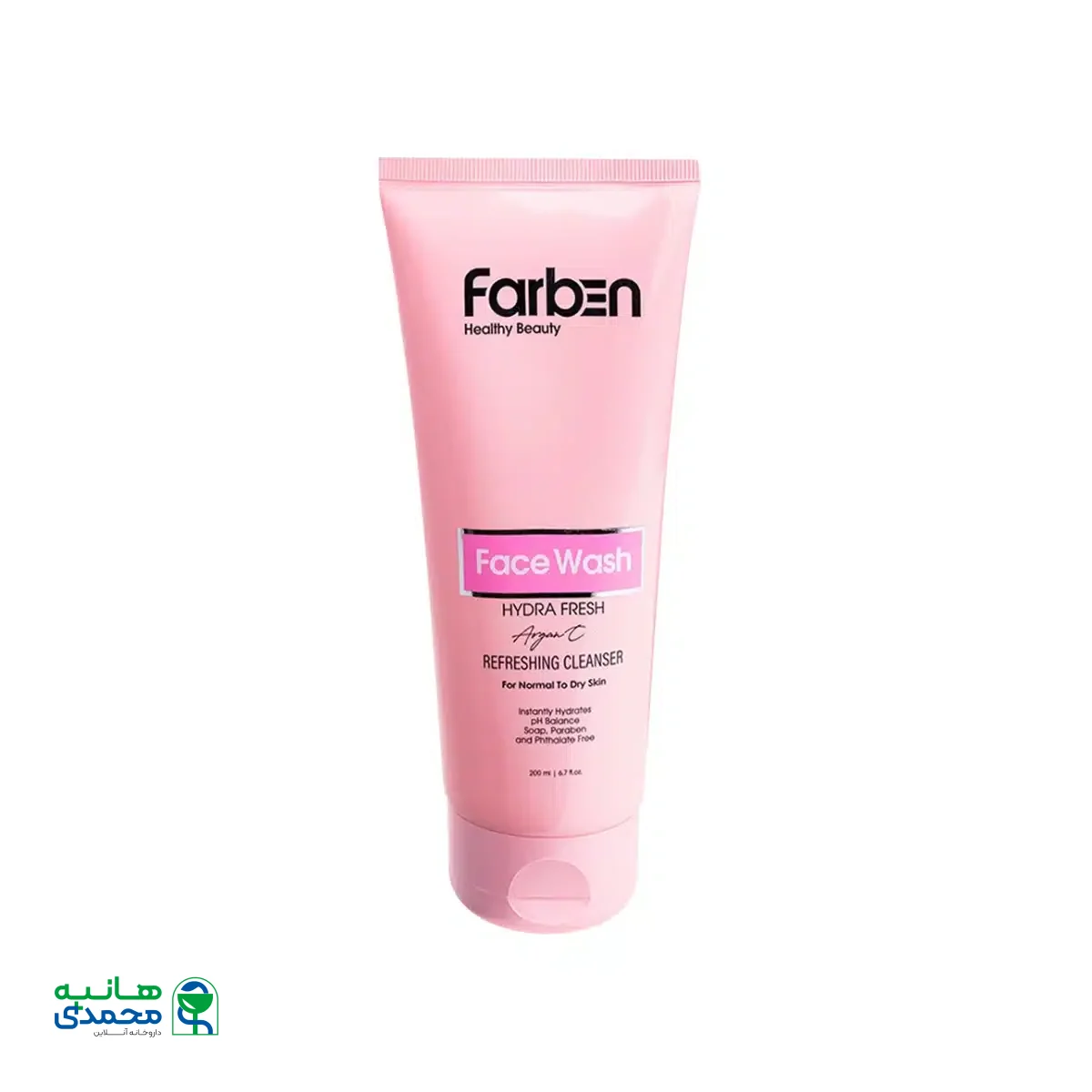 ژل شستشوی پوست خشک فاربن حاوی روغن آرگان 200 میلی لیتر