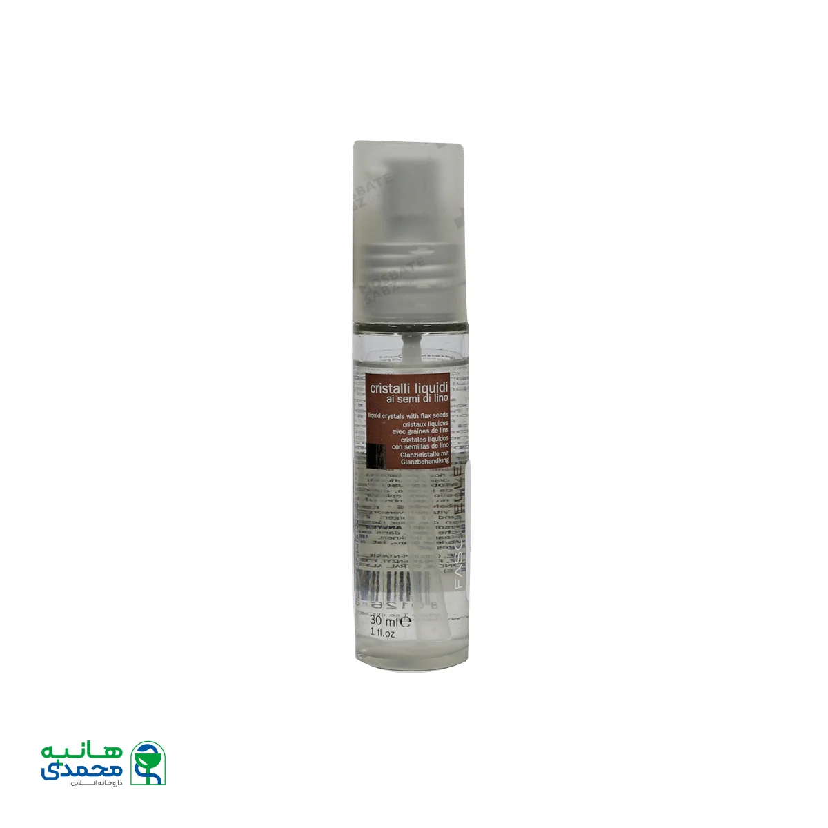 محلول کریستال با دانه کتان فشنلی