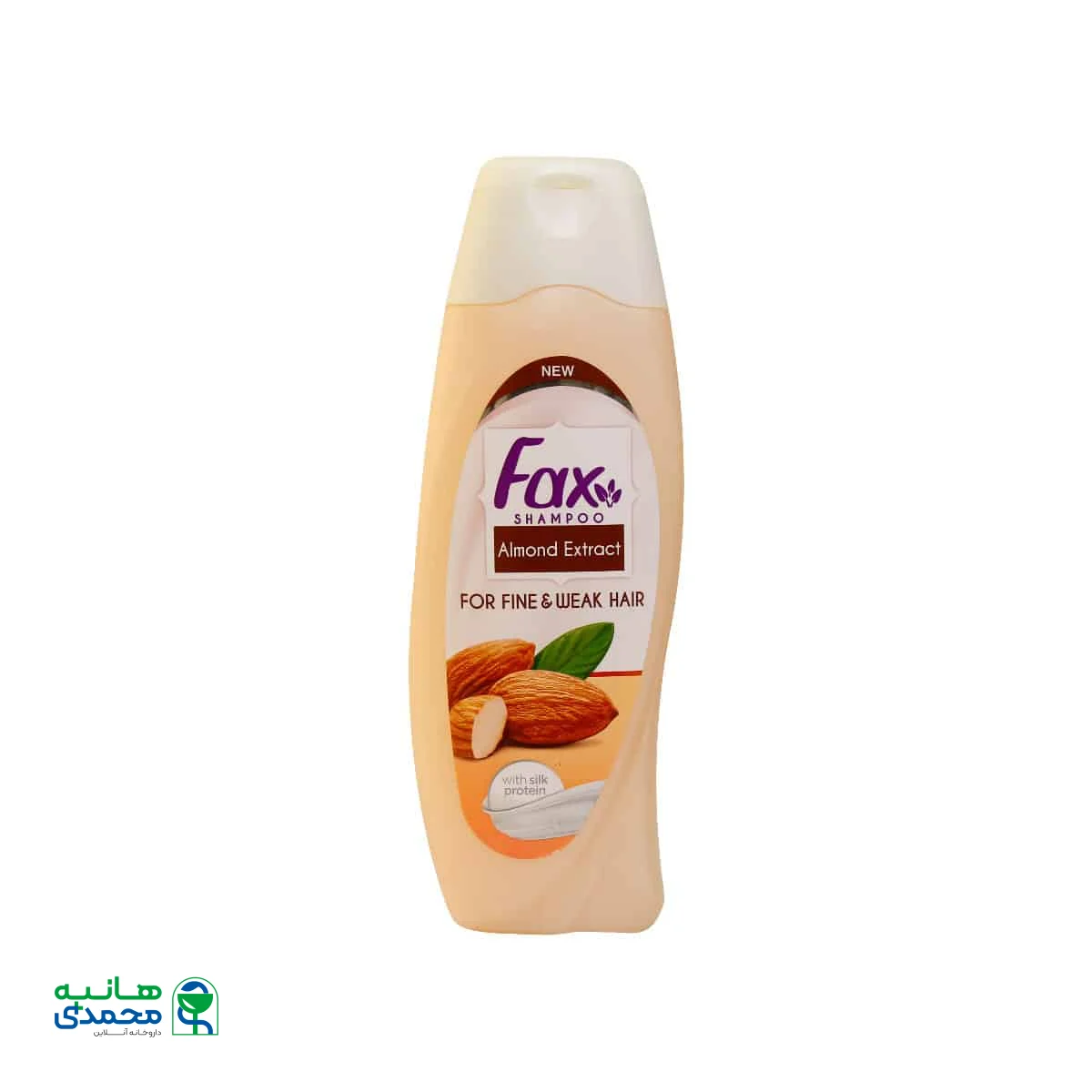 شامپو فاکس حاوی عصاره بادام مناسب موهای ضعیف و شکننده