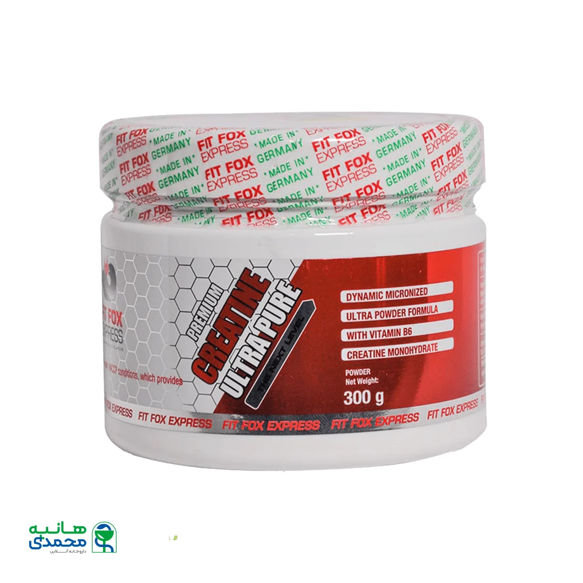 پودر کراتین مونوهیدرات فیت فاکس