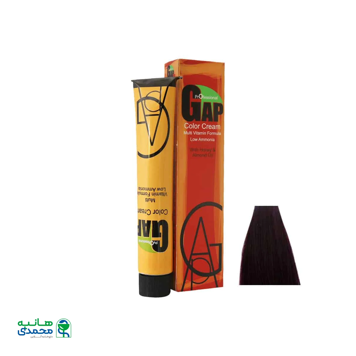 رنگ مو گپ سری بنفش