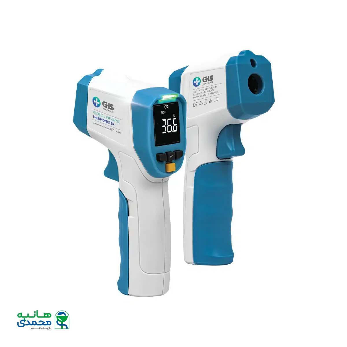 تب سنج طبی غیر تماسی سدنا مدل GHS