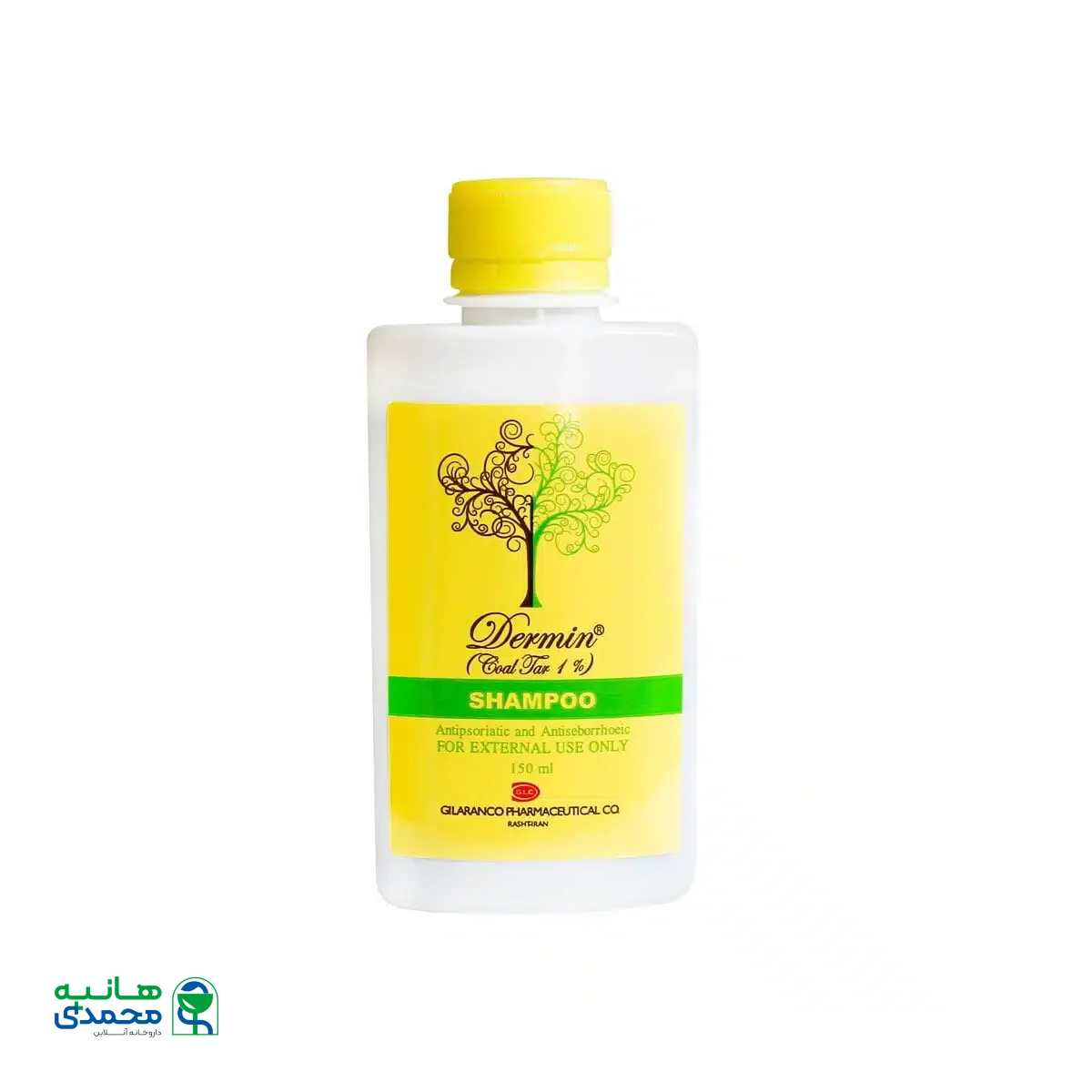 شامپو کل تار یک درصد درمین گیلارانکو 150 میلی لیتر