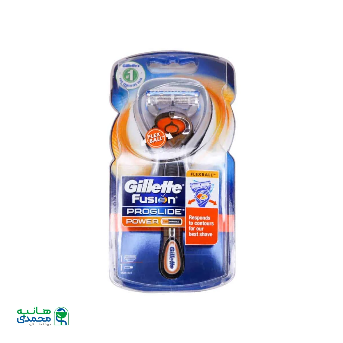 خودتراش 5 تیغه ژیلت مدل فیوژن پروگلاید پاور Fusion