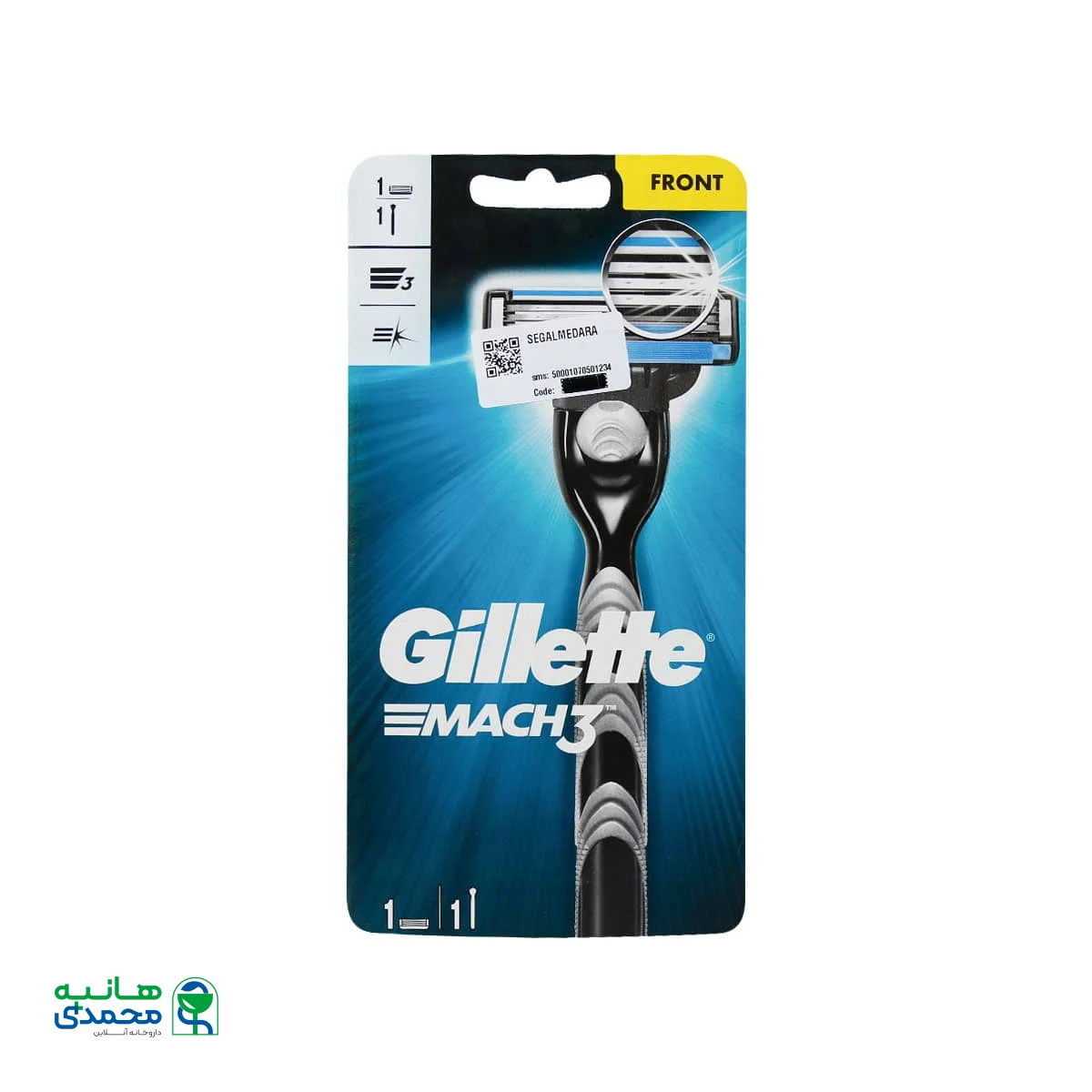 خود تراش 3 تیغ ژیلت مدل Mach 3